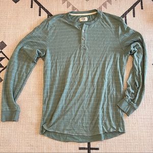 Marine layer- mens Henley shirt